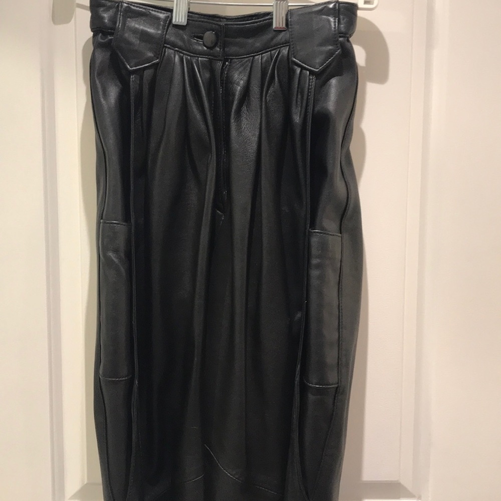 Black Leather Pants